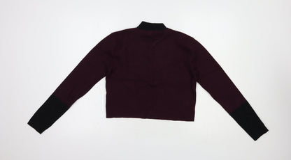Womens UK Size 10 New Look Purple Pullover Jumper