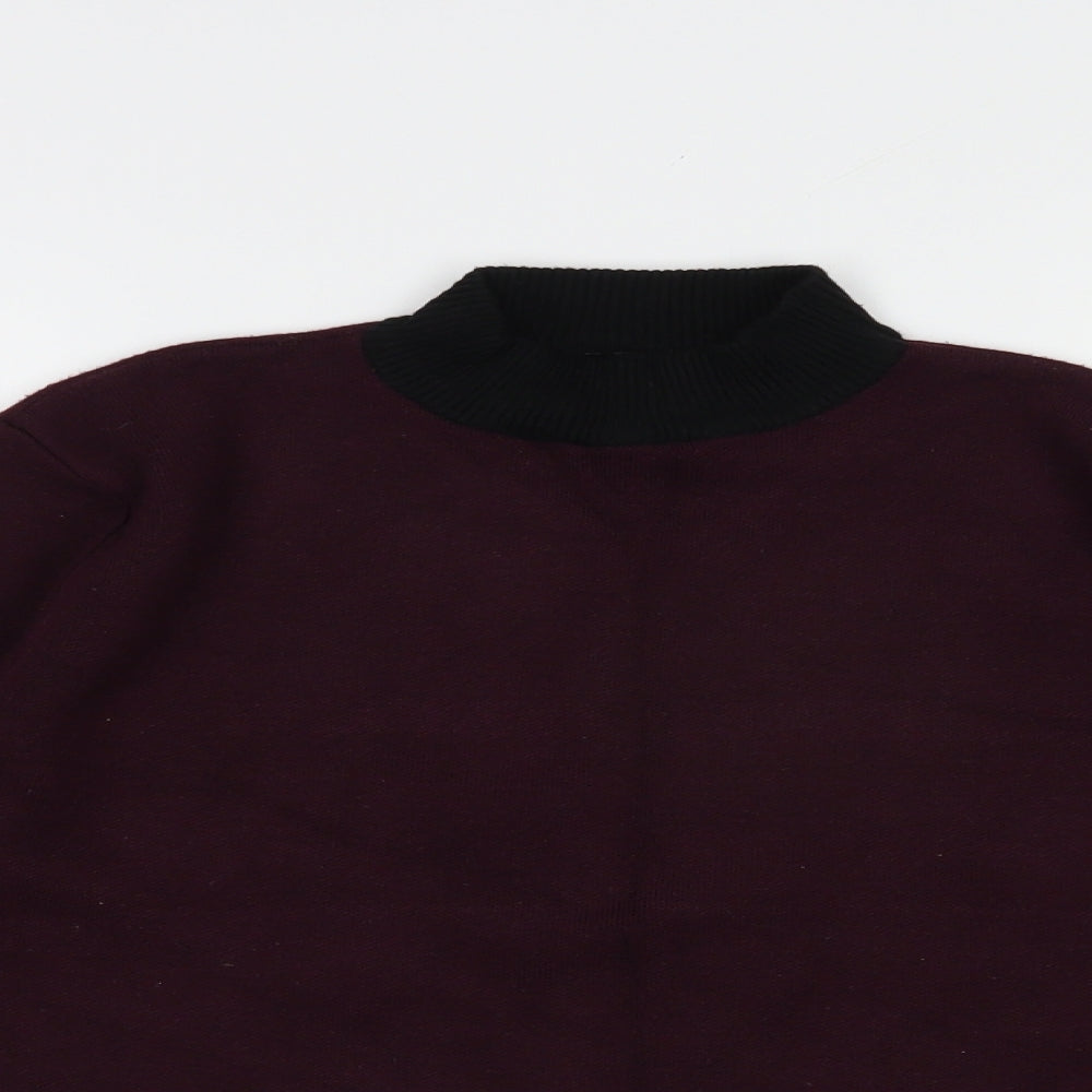 Womens UK Size 10 New Look Purple Pullover Jumper