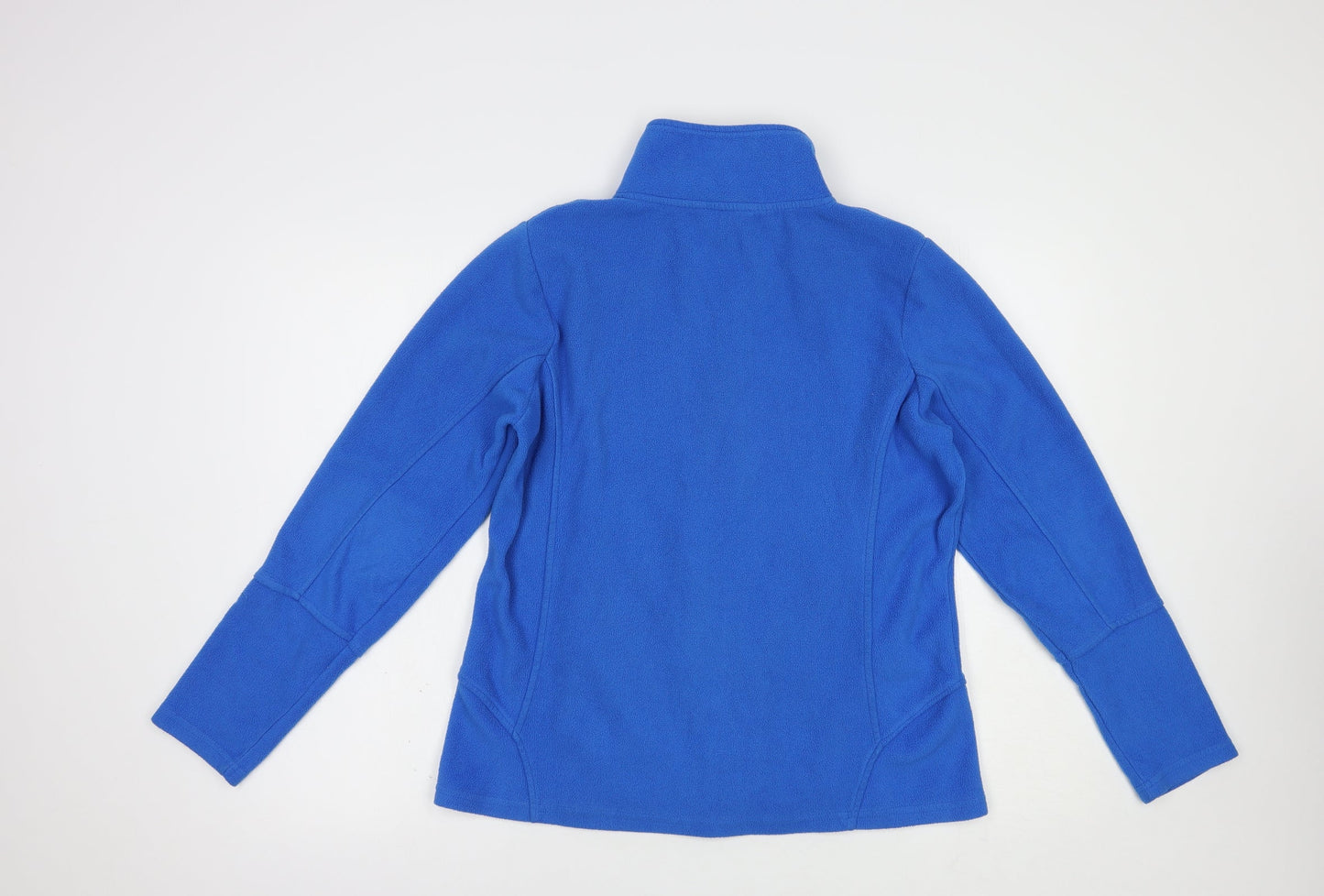 Venice Beach Womens Blue  Polyester Full Zip Sweatshirt Size L  Zip