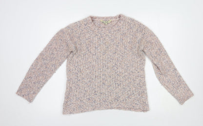 Womens UK Size 10 M & Co Pink Pullover Jumper