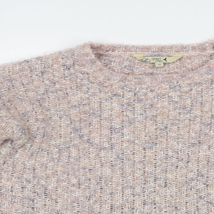 Womens UK Size 10 M & Co Pink Pullover Jumper