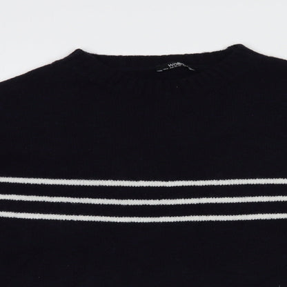 Womens UK Size M Wallis Blue Pullover Jumper