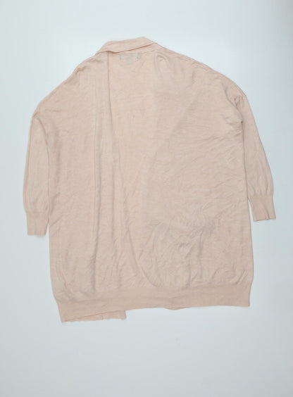 Atmosphere Womens Pink V-Neck  Viscose Cardigan Jumper Size 12
