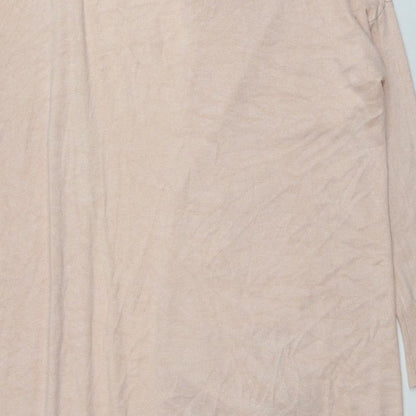 Atmosphere Womens Pink V-Neck  Viscose Cardigan Jumper Size 12