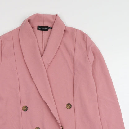 PRETTYLITTELTHING Womens Pink   Jacket  Size 10