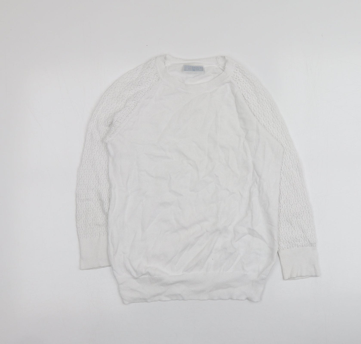 Womens UK Size XS Cotswold White Pullover Jumper
