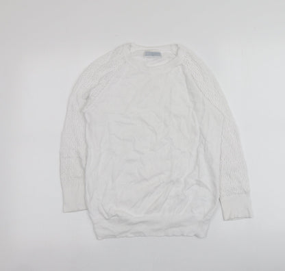 Womens UK Size XS Cotswold White Pullover Jumper