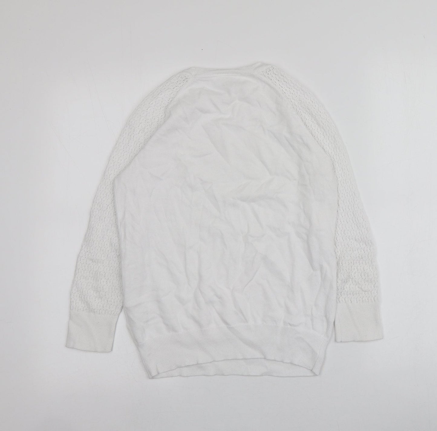 Womens UK Size XS Cotswold White Pullover Jumper