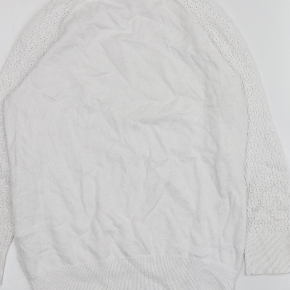 Womens UK Size XS Cotswold White Pullover Jumper