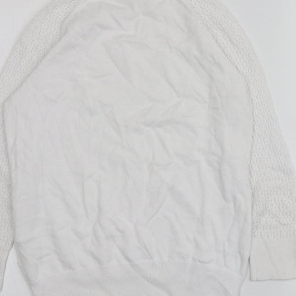 Womens UK Size XS Cotswold White Pullover Jumper
