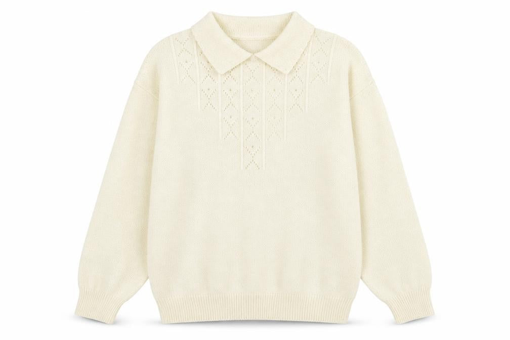 Womens UK Size 14 Littlewoods Ivory Pullover Jumper