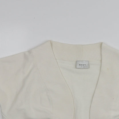 Womens UK Size 14 NEXT Ivory Cardigan Jumper