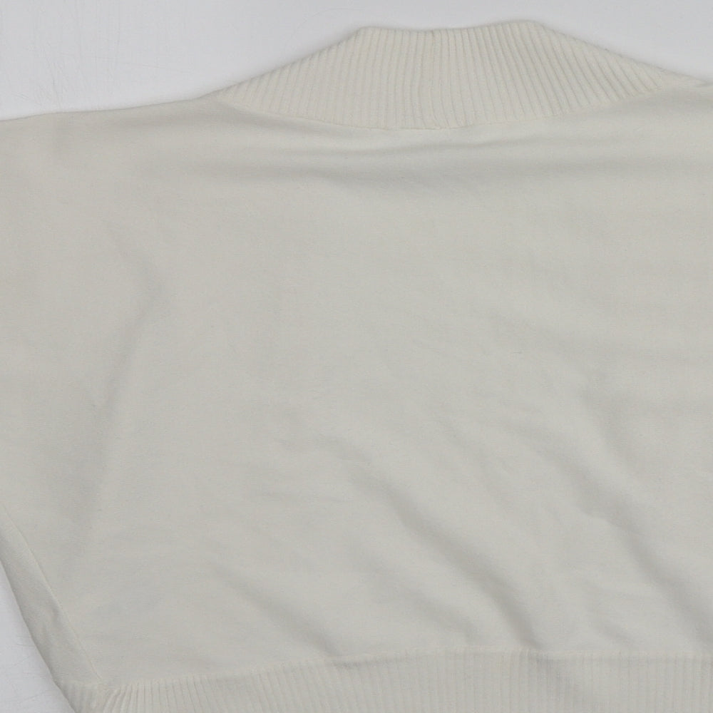 Womens UK Size 14 NEXT Ivory Cardigan Jumper