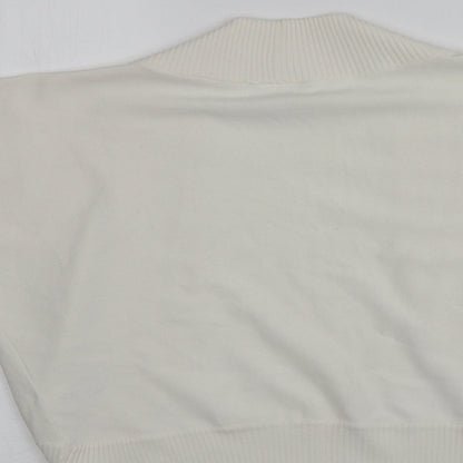 Womens UK Size 14 NEXT Ivory Cardigan Jumper