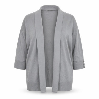 Womens UK Size 16 BHS Grey Cardigan Jumper