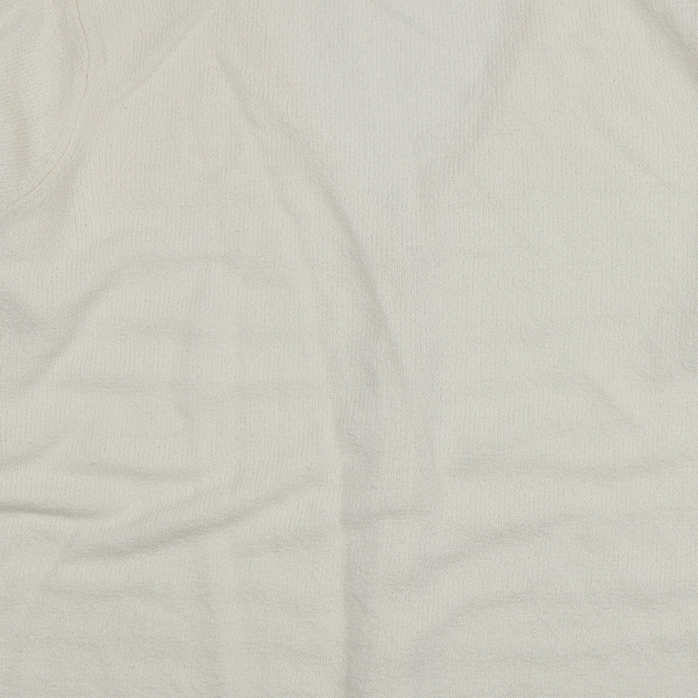 Womens UK Size M BM Ivory Cardigan Jumper