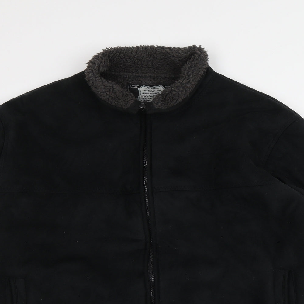 Mens UK Size M Fiori Classic Black Jacket