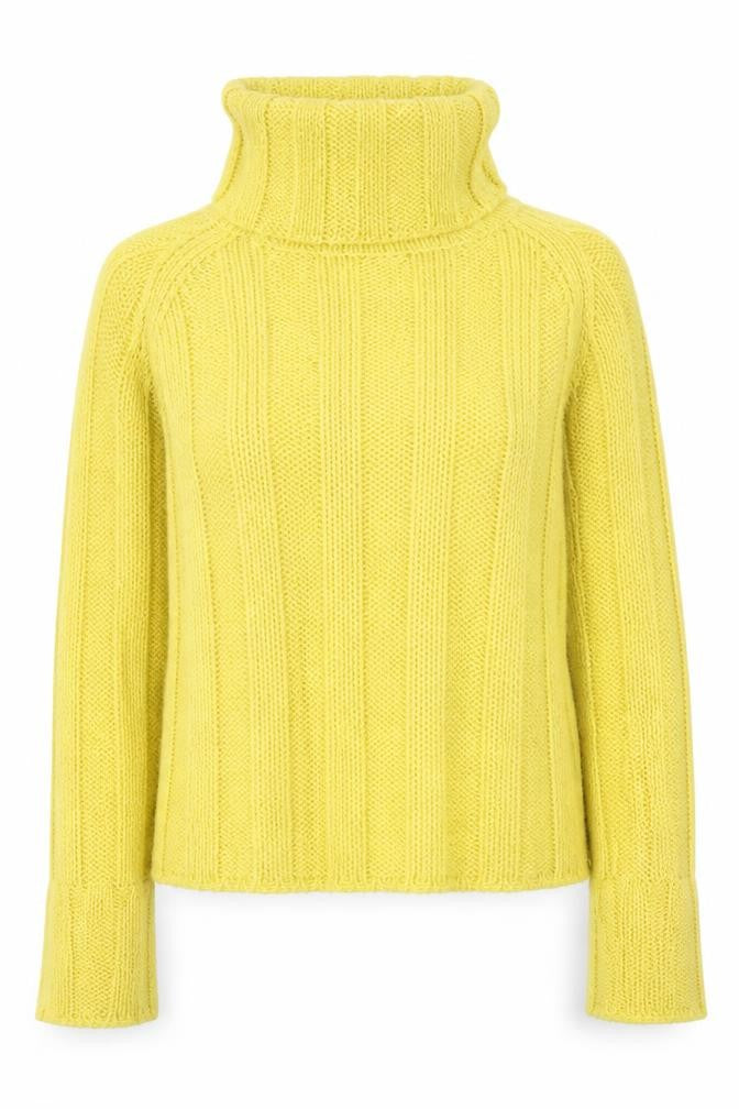 Womens UK Size M Preworn Yellow Pullover Jumper