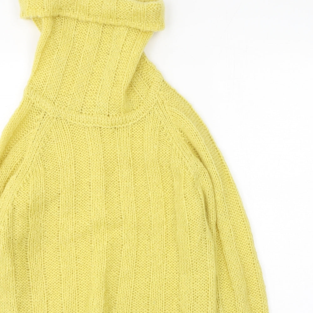 Womens UK Size M Preworn Yellow Pullover Jumper