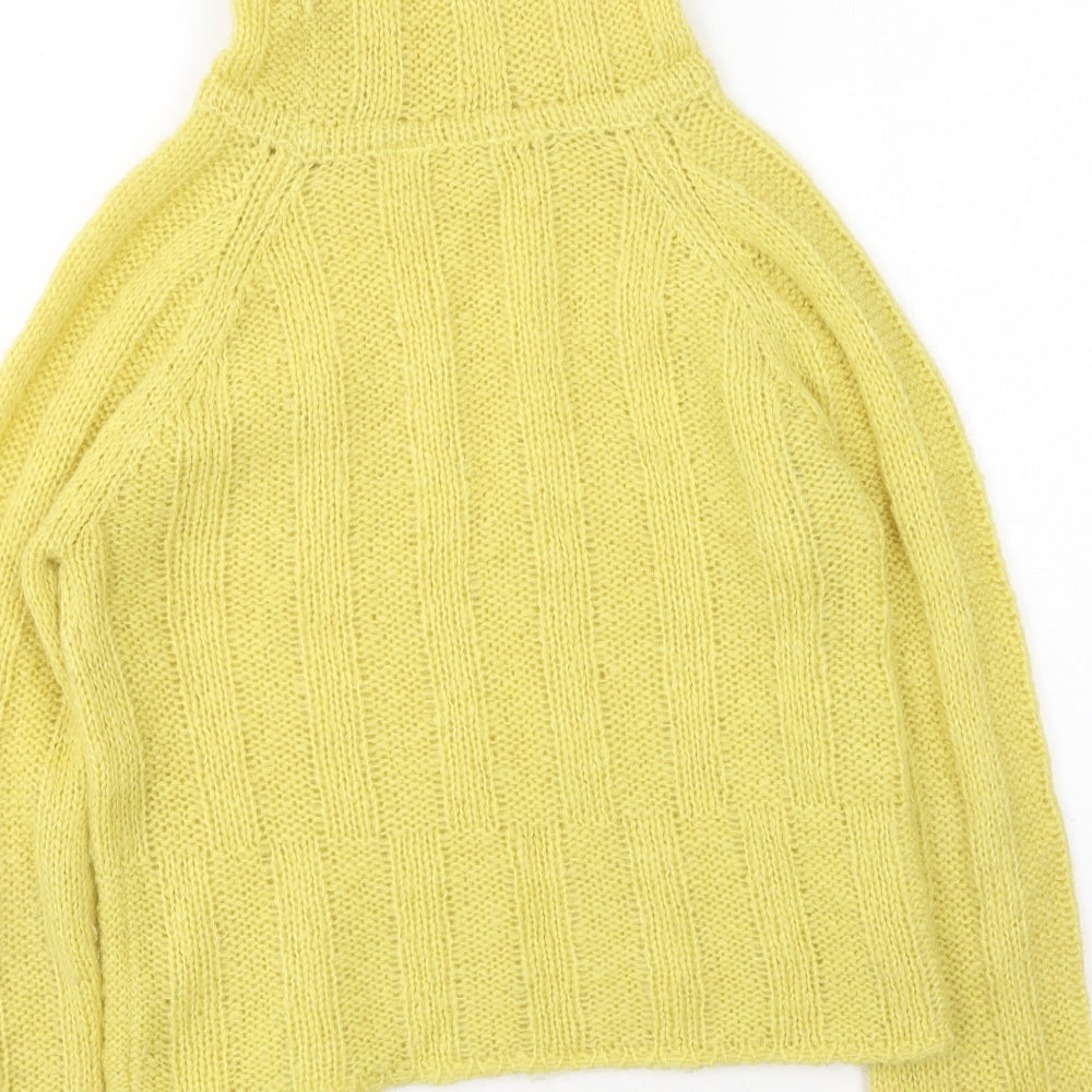 Womens UK Size M Preworn Yellow Pullover Jumper