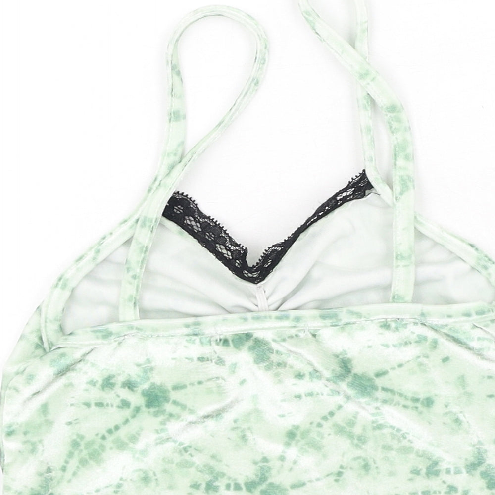 Womens UK Size 8 Daisy Street Green Camisole Tank