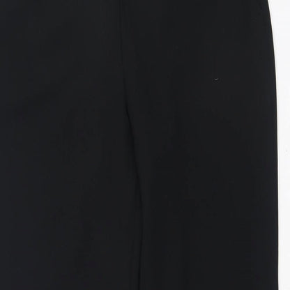 Womens UK Size 42 Preworn Regular Fit Jogger Black Trousers