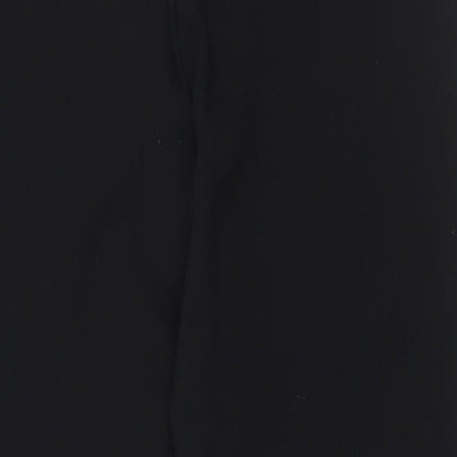 Womens UK Size 42 Preworn Regular Fit Jogger Black Trousers