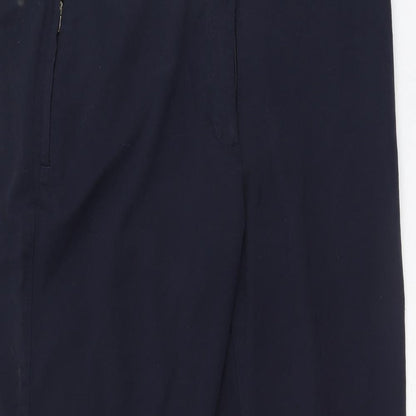 Womens UK Size 18 Marks and Spencer Regular Fit  Blue Trousers
