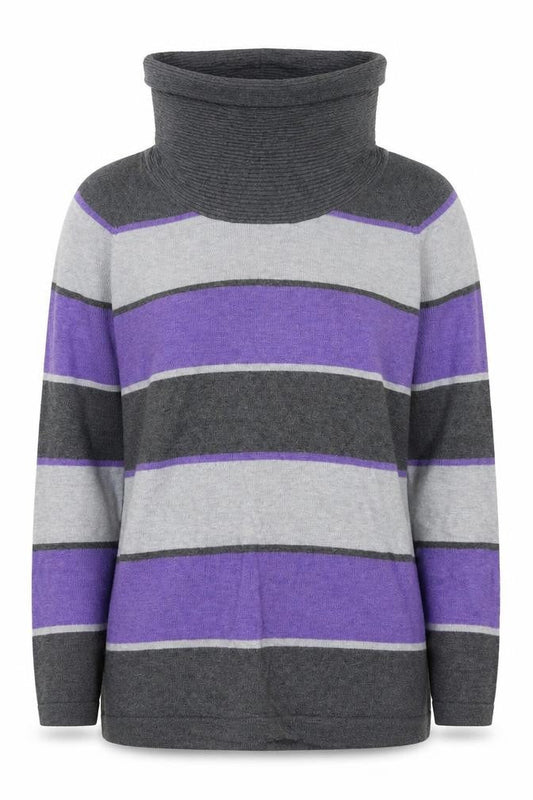 Womens UK Size 10 marble Multicoloured Pullover Jumper