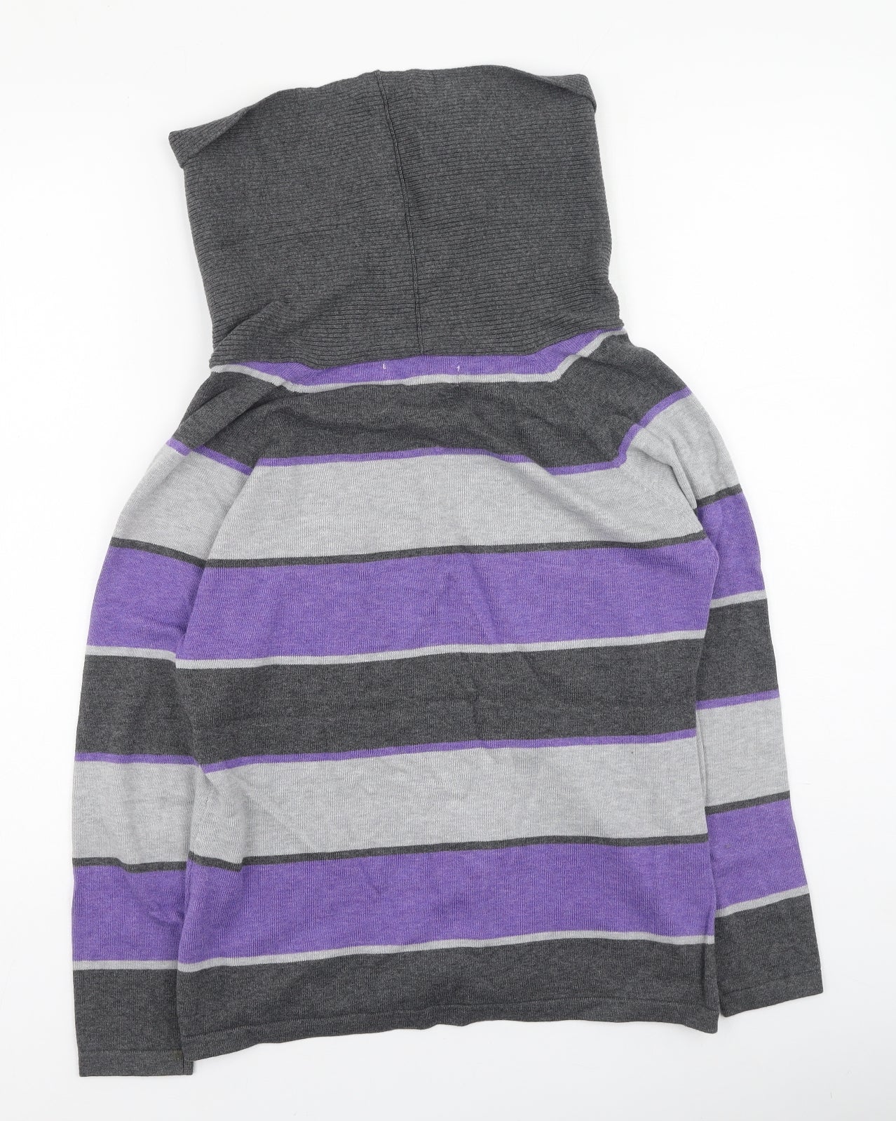 Womens UK Size 10 marble Multicoloured Pullover Jumper