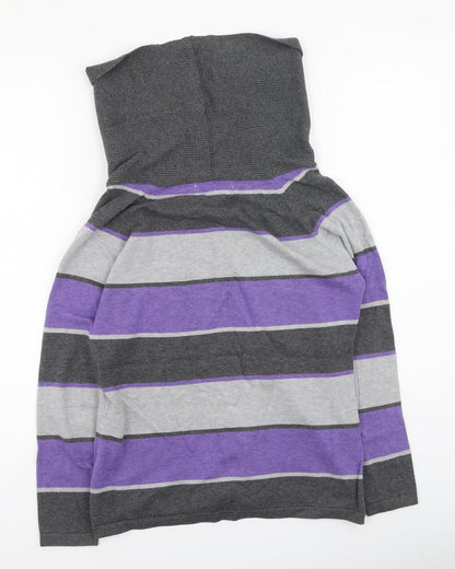 Womens UK Size 10 marble Multicoloured Pullover Jumper