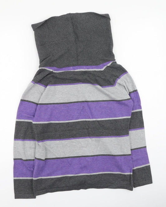 Womens UK Size 10 marble Multicoloured Pullover Jumper