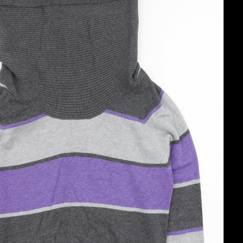 Womens UK Size 10 marble Multicoloured Pullover Jumper