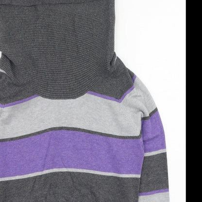 Womens UK Size 10 marble Multicoloured Pullover Jumper