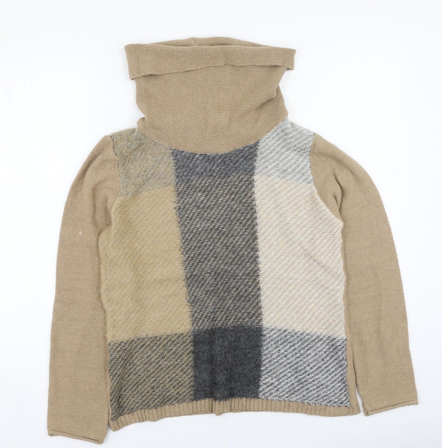 Womens UK Size 12 Olsen Beige Pullover Jumper