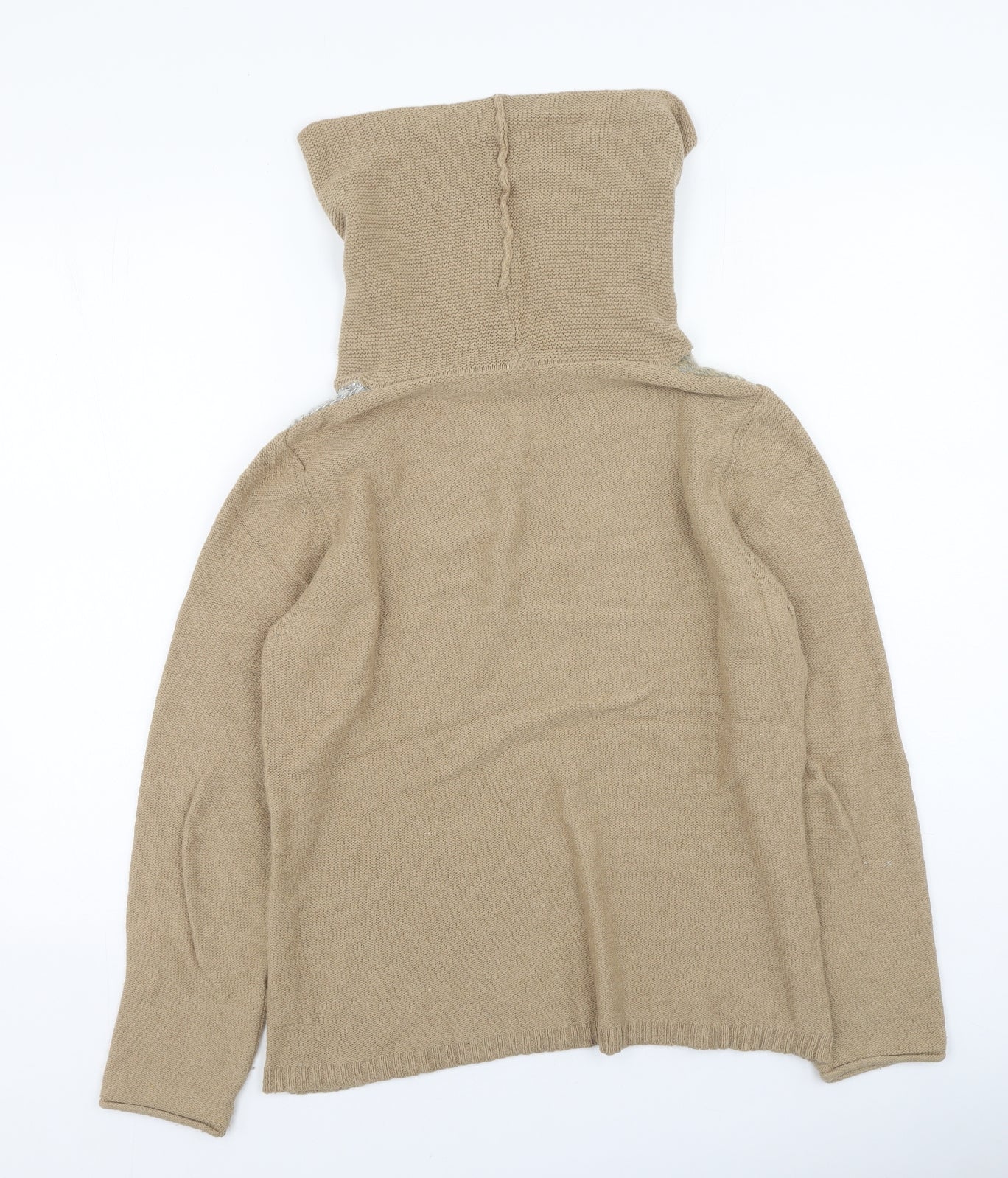 Womens UK Size 12 Olsen Beige Pullover Jumper
