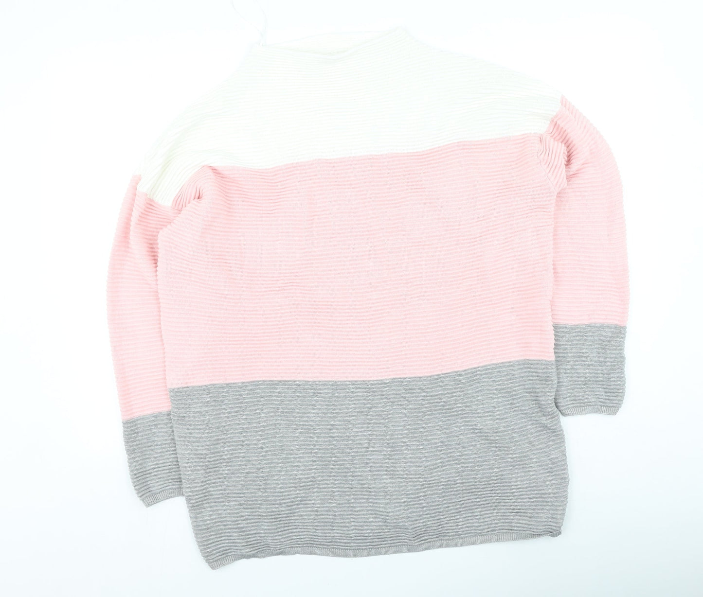 Womens UK Size M Body Flirt Multicoloured Pullover Jumper