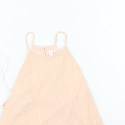 Womens UK Size 8 Miss Selfridge Pink Camisole Blouse