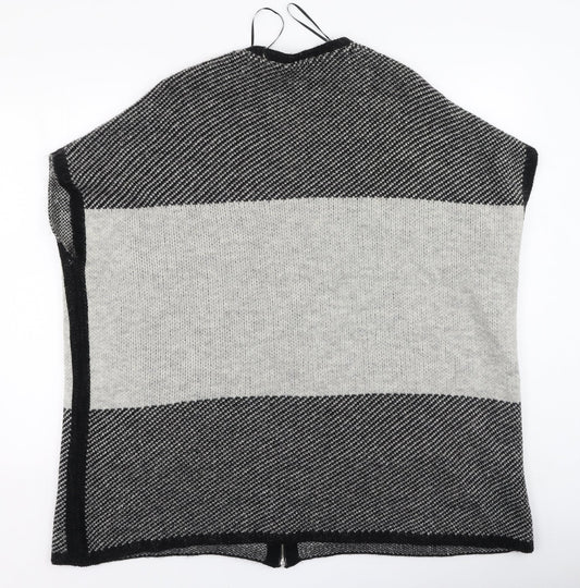 George  Womens Multicoloured Round Neck  Acrylic Full Zip Jumper Size M