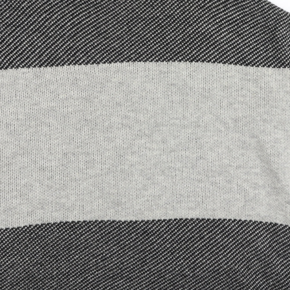 George  Womens Multicoloured Round Neck  Acrylic Full Zip Jumper Size M