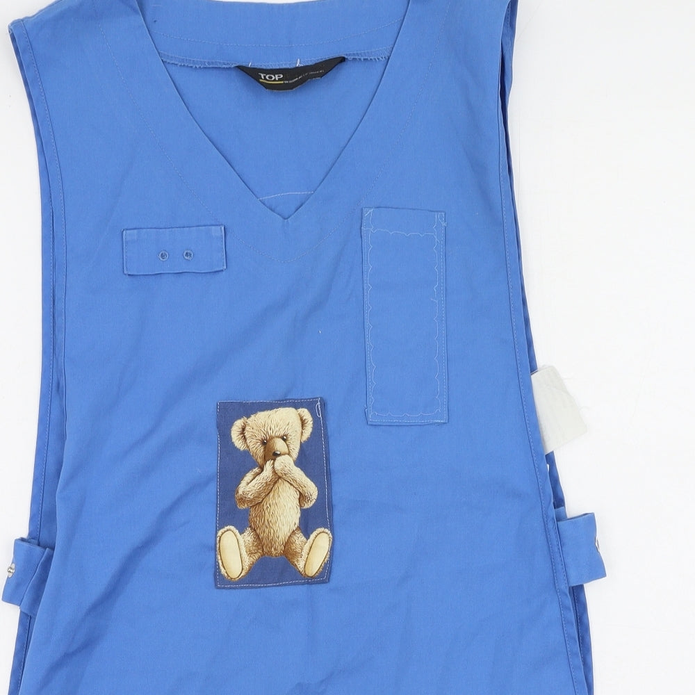 Top Flite Womens Blue  Polyester Camisole Tank Size M Round Neck