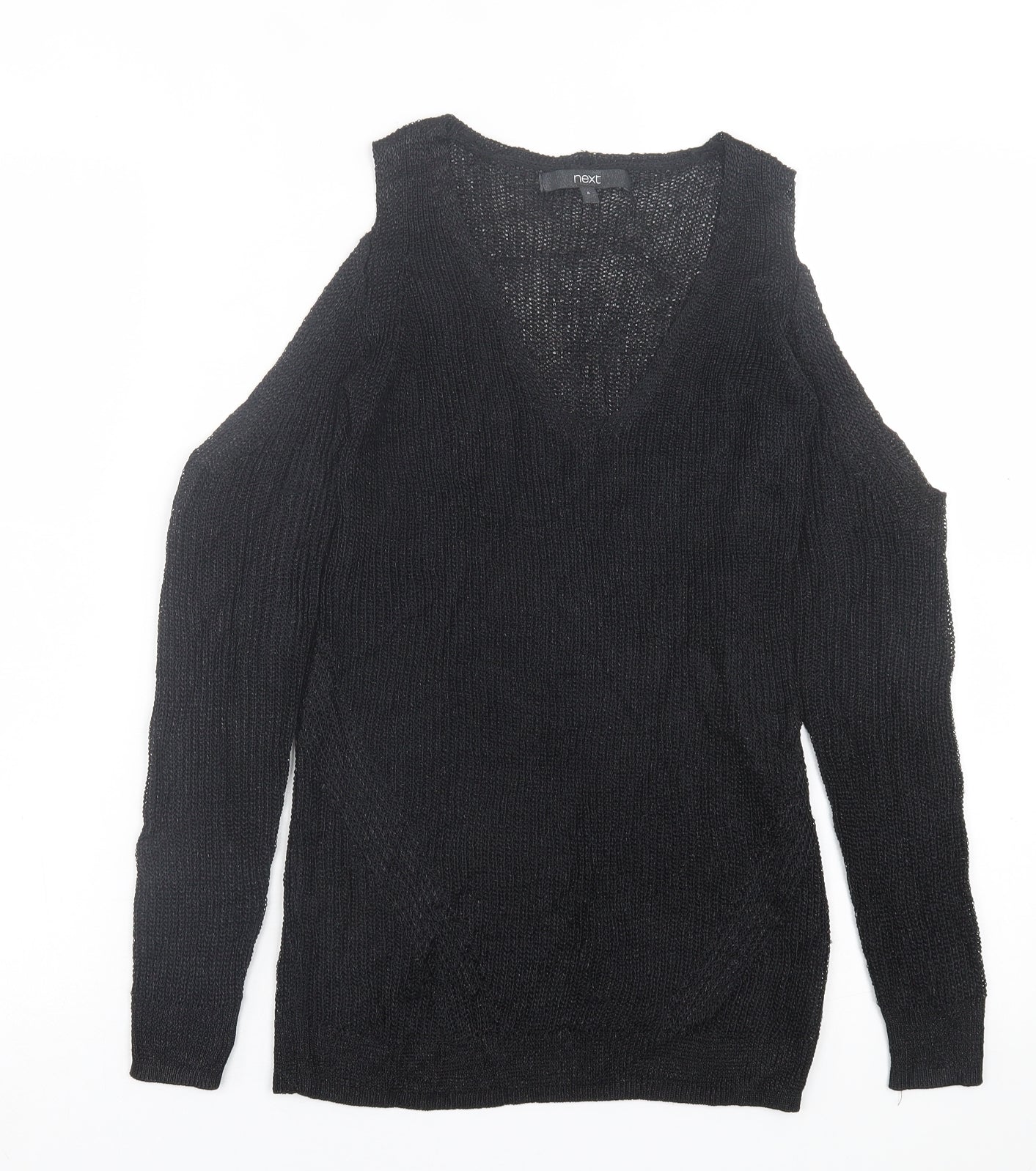 Womens UK Size 6 NEXT Black Pullover Jumper