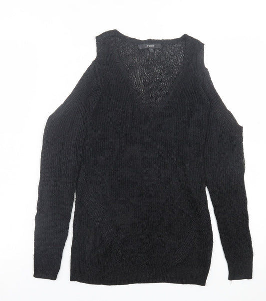 Womens UK Size 6 NEXT Black Pullover Jumper