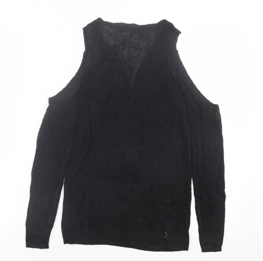 Womens UK Size 6 NEXT Black Pullover Jumper