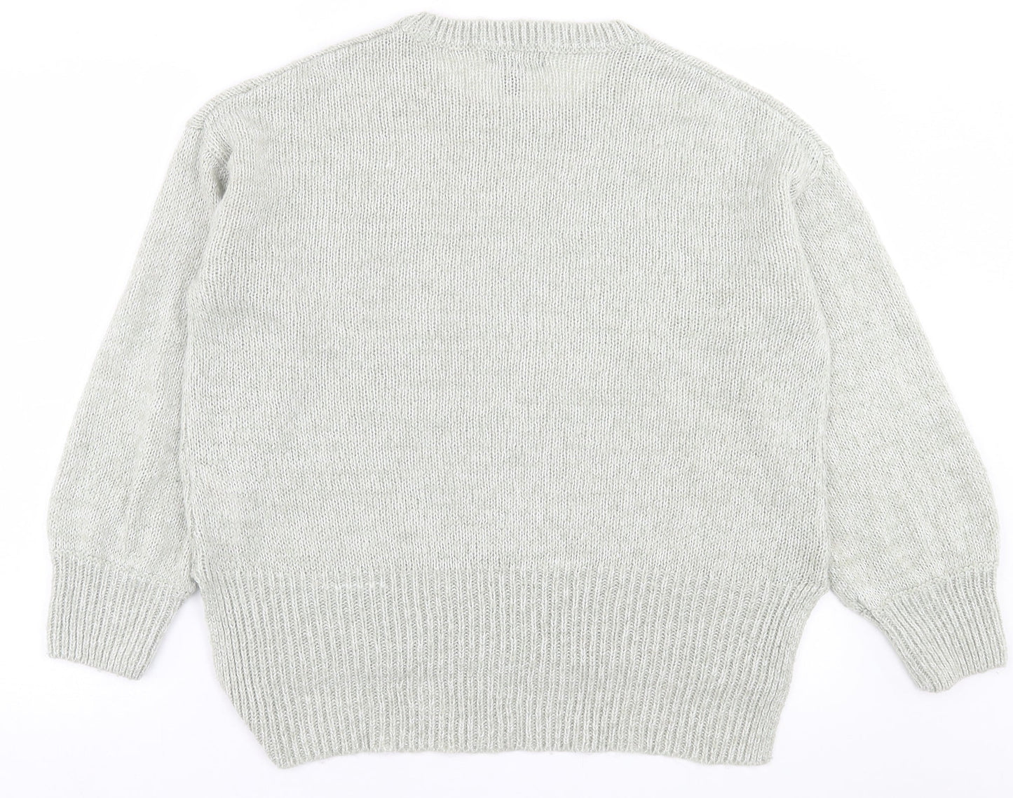 Womens UK Size L New Look Green Pullover Jumper