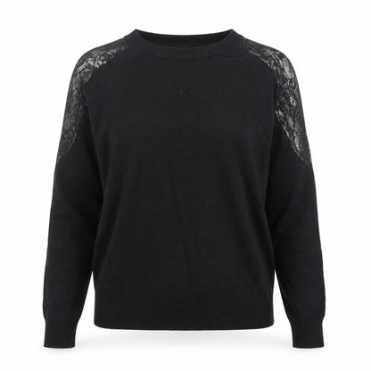 Womens UK Size 8 Intuition Black Pullover Jumper