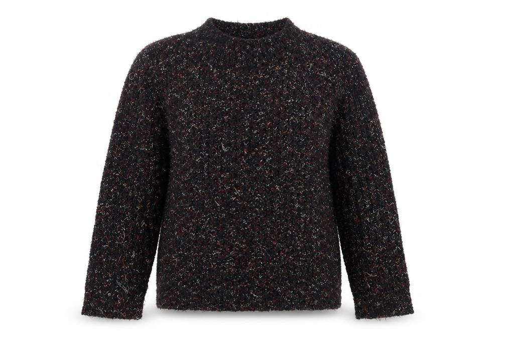 Womens UK Size M Papaya Black Pullover Jumper