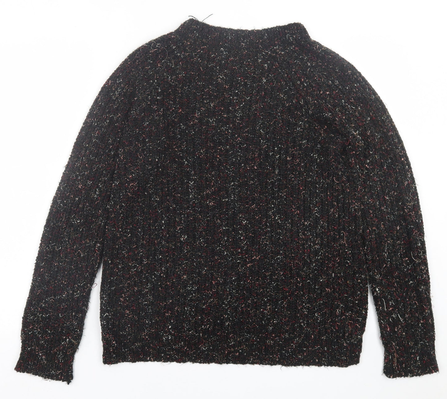Womens UK Size M Papaya Black Pullover Jumper