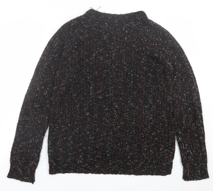 Womens UK Size M Papaya Black Pullover Jumper