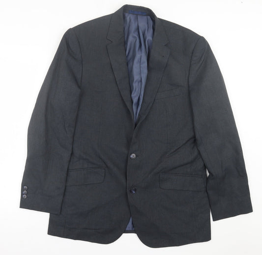 Mens UK Size 42 Matalan Regular Grey Suit Jacket